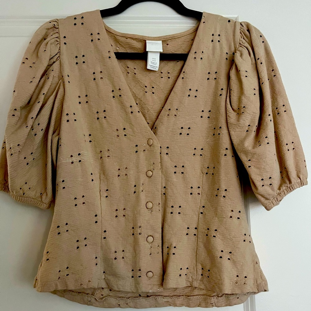 H&M puff sleeve top